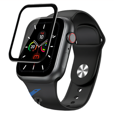 TOTU 拓途 PG-7系列 Apple Watch 蘋果手錶高清保護貼, Apple Watch 38mm, 黑色邊框, 1個