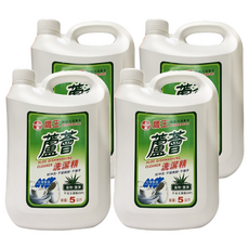 KINGEAGLE 鷹王 蘆薈洗潔精 溫和潔淨 不含壬基酚(NP), 5kg, 4桶