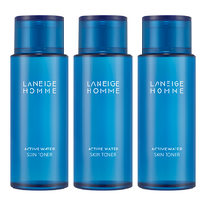 LANEIGE 蘭芝 男士活力水氧保濕機能化妝水 180ml 含鋅配方, 3瓶