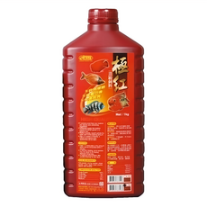 ISTA 伊士達 極紅頂級飼料 血鸚鵡 金魚 花羅漢 超艷飼料 中粒, 1入, 500g