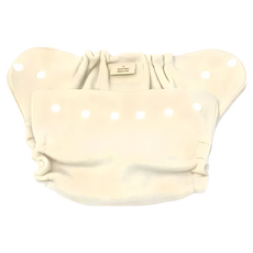 Babee Greens 100%美麗諾羊毛尿布兜 - 雙層 彈力腰腿圍設計, 原色, 1件