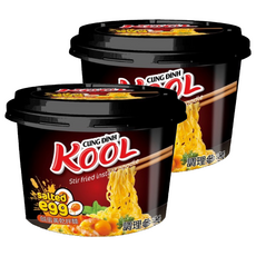 CUNG DINH KOOL 鹹蛋黃乾拌麵 越南原裝進口 爽口美味 滑順彈牙麵條, 2入