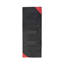 TREEWalker 露遊 暖心法蘭絨禦寒睡袋 190 x 72cm 耐寒度0-15度, 黑紅色, 1個
