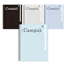 theopenhouse Campus A4橫線筆記本四件組, 顏色隨機, 大學生筆記本推薦, 1組