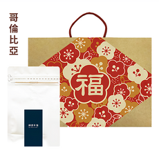 順便幸福 咖啡豆伴手禮盒 珍珠燕麥奶風味特調系列, 哥倫比亞 577g, 1盒