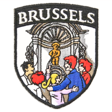 A-ONE 匯旺 地標造型刺繡 比利時布魯塞爾 聚酯纖維布, 多色, 1個