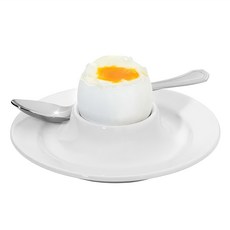 Pulsiva 碟形瓷製蛋杯 直徑12.3cm 洗碗機/微波爐適用, 1個