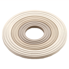 guzzini 三合一圓形隔熱墊，PA材質耐熱矽膠，直徑18 x 高1公分, 三合一圓形, 1個