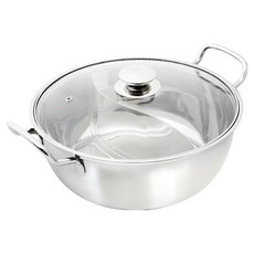 SHIMIZU 清水 鋼鋼好鴛鴦火鍋, 1個, 28cm