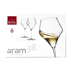 RONA Aram 錐形白酒杯，380ml，6個裝, 1組
