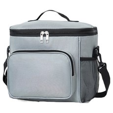 大容量防水保溫保冷袋, 防潑水10L灰色, 1個