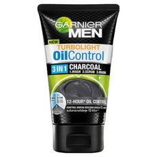 GARNIER卡尼爾男士洗面乳100ml - 控油淨化毛孔，竹炭深層清潔, 1個, 100ml