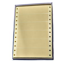 華麗牌 電腦列印標籤 單排 WL-5002Y 黃色, 900張, 1盒