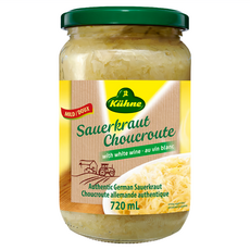 Kuhne 冠利 德式白酒酸白菜, 680g, 1罐