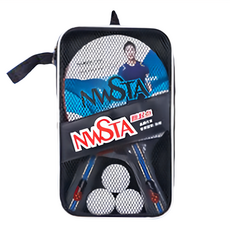 新起點 三星級桌球套組 (NS462A), 攻防兼備 雙面反膠, 附3顆桌球, 收納袋, 25.5 x 15 x 2.3cm, UNS462AP, 1組