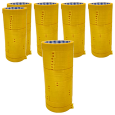 8H opp顏色膠帶 18mm*45M (黃色), 72個