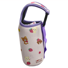 San-X 水壺套 尺寸約25x直徑7CM 聚酯纖維, 拉拉熊 多色, 1個