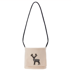 YCCT 飲料提袋經典款 - 棉質帆布 尺寸13x8cm 台灣設計製造生產, 大地米馴鹿, 1個