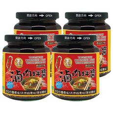 味榮 素滷肉拌醬，香菇口味, 240g, 4罐