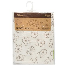 Skater Disney POOH 抹布 3條, 1組