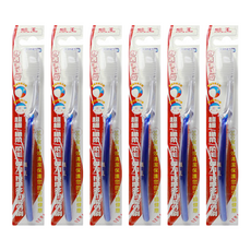 鱷王 牙刷 顏色隨機, 1入, 6支