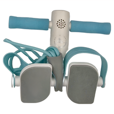 MICHAEL FITNESS 麥克健身 語音計數腳蹬拉力器, 藍色, 運動健身輔助, 1個, (55cm + 11.5cm) x 27cm