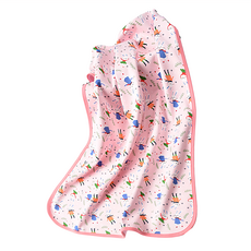 bebehome 竹纖維三層嬰兒防水隔尿墊 30 x 45cm 可愛小兔 親膚透氣 方便攜帶, 1個