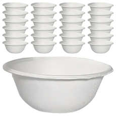 覆膜植纖碗 免洗碗 紙碗 11 x 11cm 250ml, 25個, 1組