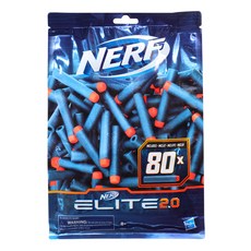 Hasbro 孩之寶 NERF 樂活打擊 Elite 2.0 80枚彈鏢補充包, 80個