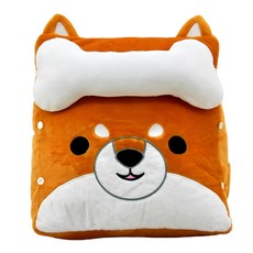 AllBeMine 歐比邁 柴犬 忠柴三角靠枕, 棕色, 40*25cm