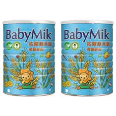 unikid 佑爾康貝親 有機麥精, 無防腐劑 全素, 富含膳食纖維 無香料, 450g, 2罐