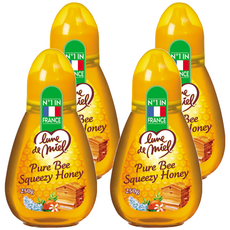 Lune de Miel 法國香榭 綜合花蜜, Pure Bee Squeezy Honey 250g, 4瓶