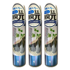 KOBAYASHI 小林製藥 消臭元浴廁用除臭噴霧 (280ML/木炭香), 3瓶