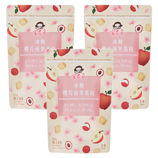 Medolly 蜜思朵 冰糖櫻花蘋果荔枝茶磚 無咖啡因 獨立包裝, 17g, 15包, 3袋