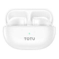 TOTU 拓途 TWS真無線藍牙耳機 V5.3 藍芽 降噪, BE-17, 白色
