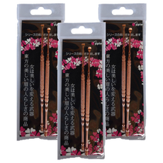 兩用耳扒玫瑰金 LS1402 12cm, 2支, 3組