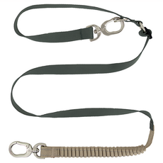 Hidream 山谷系列 多功能緩衝寵物牽繩 114~143cm 蕎麥灰 寵物外出防暴衝, 1條