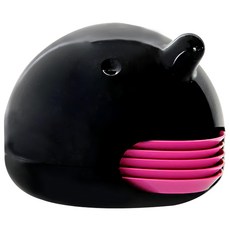 Propaganda Coaster 口乾舌燥 杯墊 Set 5, 黑色, 1組