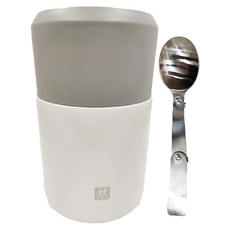 ZWILLING 雙人 18/10不鏽鋼 食品保溫杯 附湯匙 10 x 10 x 17cm 500g, 銀白色, 700ml, 1個