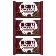 HERSHEY'S 好時 巧酥牛奶巧克力球 添加植物油, 3包, 36g