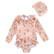 愛北鼻 INS女童泳衣