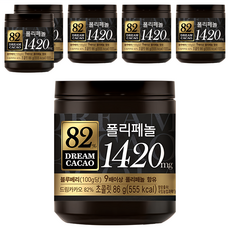 LOTTE 樂天 82% DREAM CACAO 巧克力 1420mg 多酚, 86g, 6罐