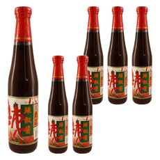 丸莊醬油 冠品辣椒醬 台灣黑豆醬汁基底 美味而不刺激 芳香夠味, 500g, 6瓶