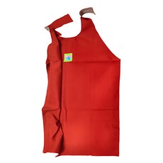 長照棉質圍兜, 紅色, 1件, 1包