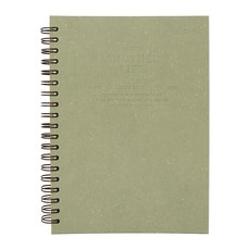 PINKFOOT Another Life字樣 線圈筆記本, 綠色, 1本