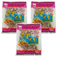 可富 蒜茸花生殼, 最佳佐酒茶良伴, 120g, 3包