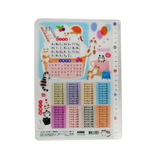 JOY STAR 16K可愛學習墊板 四片裝, 254 x 180mm, 貓咪輕飄飄