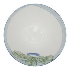 手繪大根茶漬碗 日本製, 白色, 1個