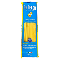 DE CECCO 得科 寬扁細麵 NO.7, 義大利知名品牌 杜蘭小麥粉製成, 500g, 1包