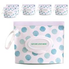 Nature Love Mere DIY濕紙巾抽取袋 水滴款, 6個